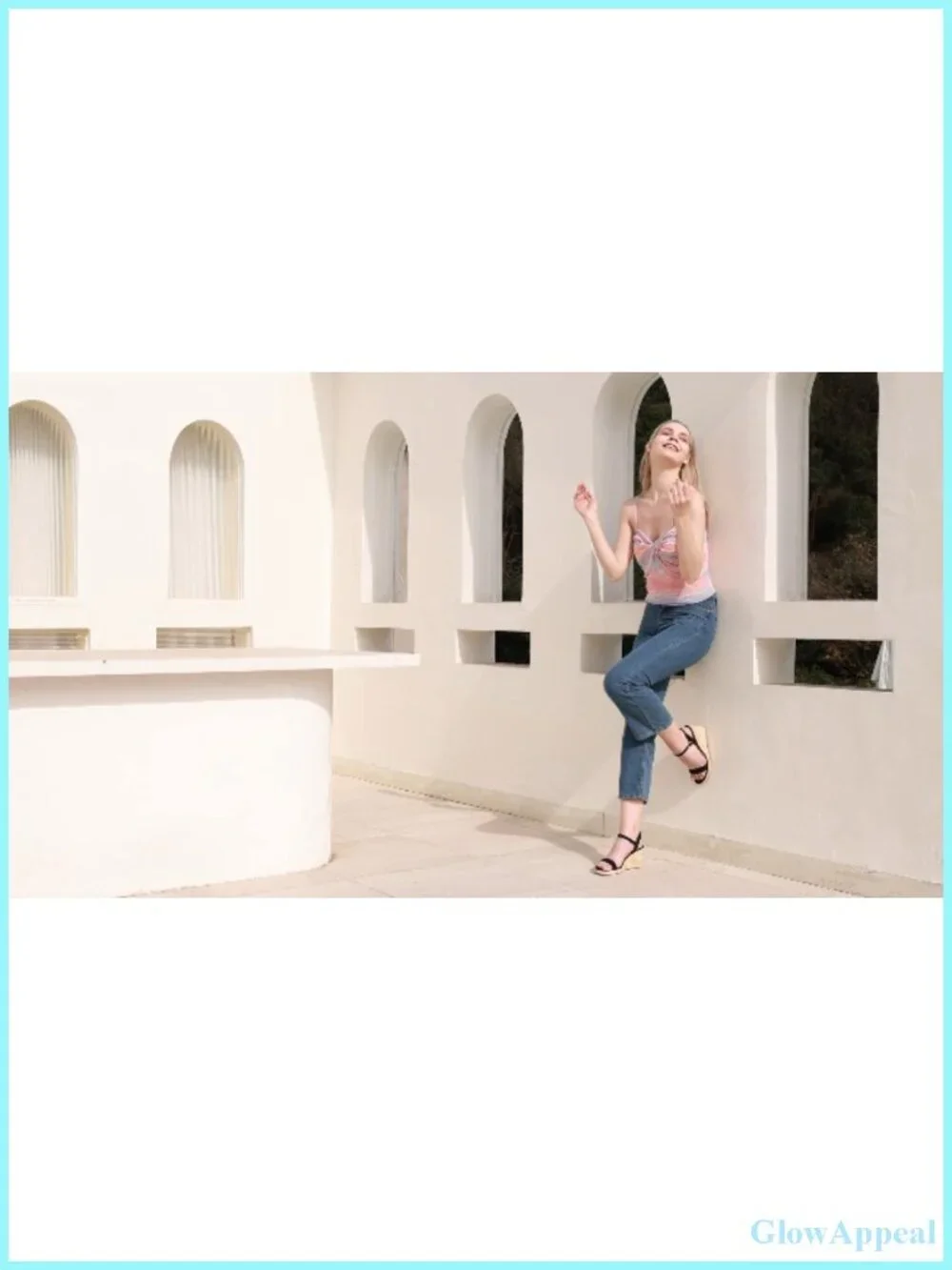 Platform Wedge Sandals Open Toe Ankle Strap Espadrille Women Dressy Summer